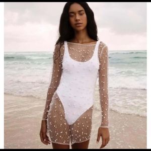 Ezili Pearl Sheer Cover Up